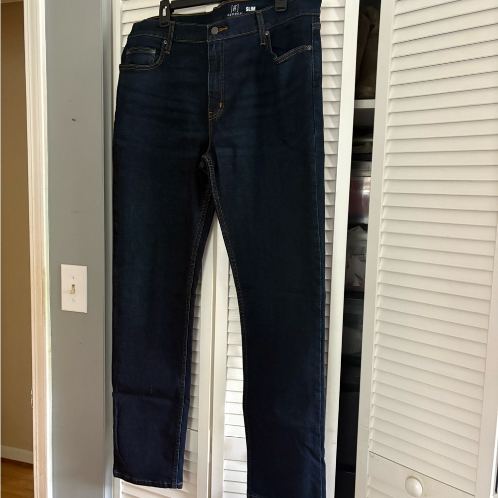 George Blue Slim Fit Jeans